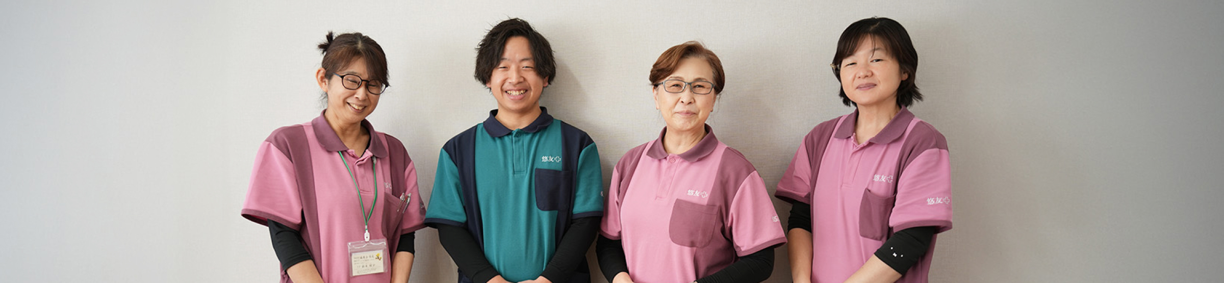 介護士の手元