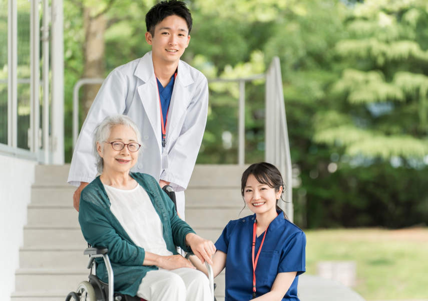 介護士と利用者様