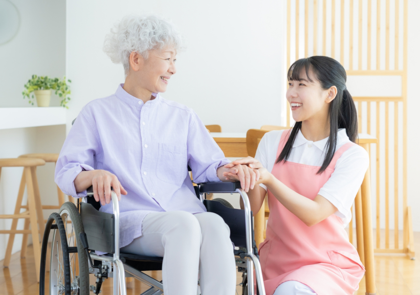 介護士と利用者様