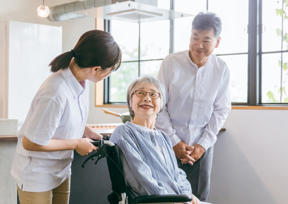 介護士と利用者様